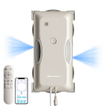 Робот для мойки окон Liectroux G8, высокая скорость, двустороннее распыление воды, ультратонкий очиститель окон, электрический стеклоочиститель, сухая и влажная уборка, бионический скребок для 4 краёв и 4 углов